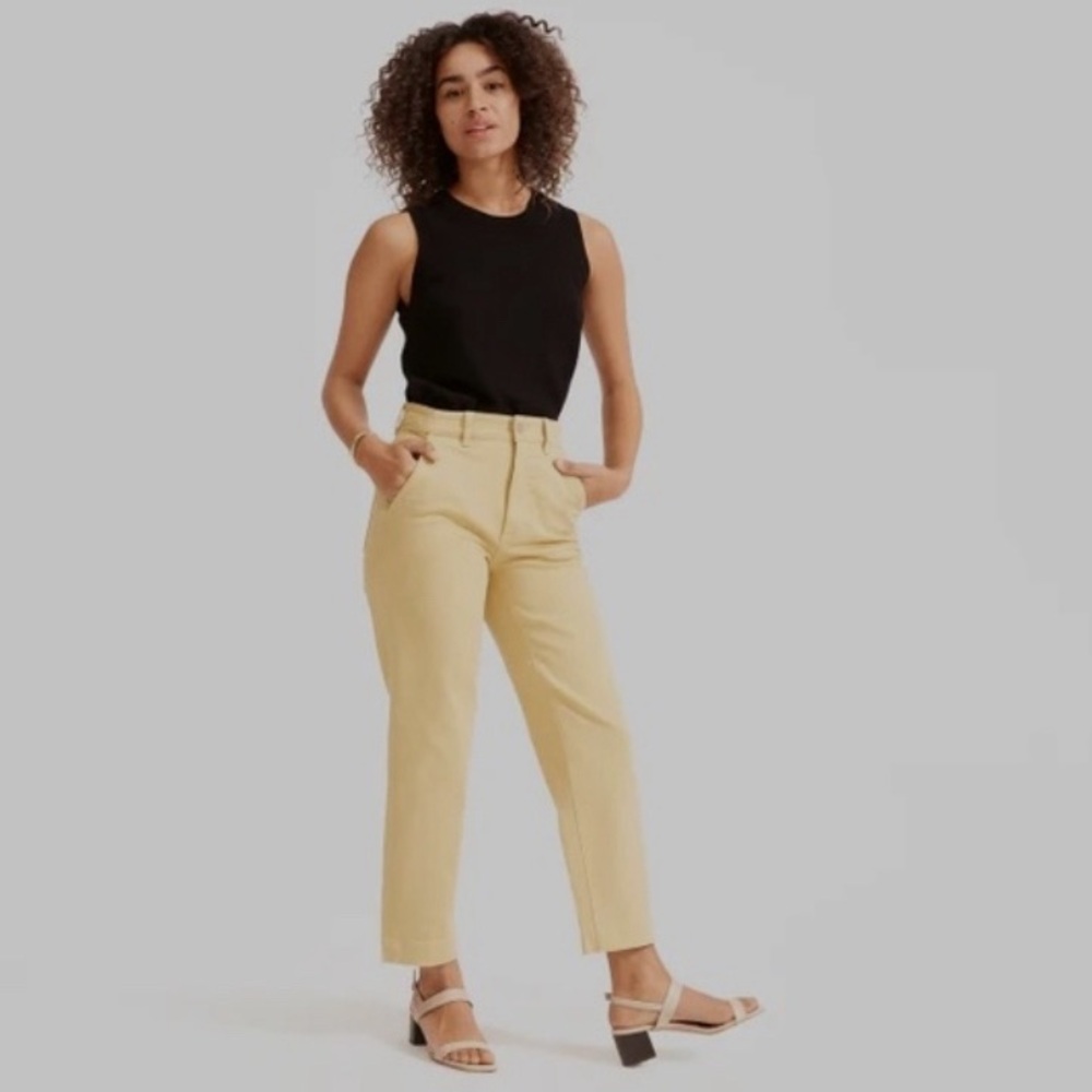 Everlane Straight Leg Crop in Hemp